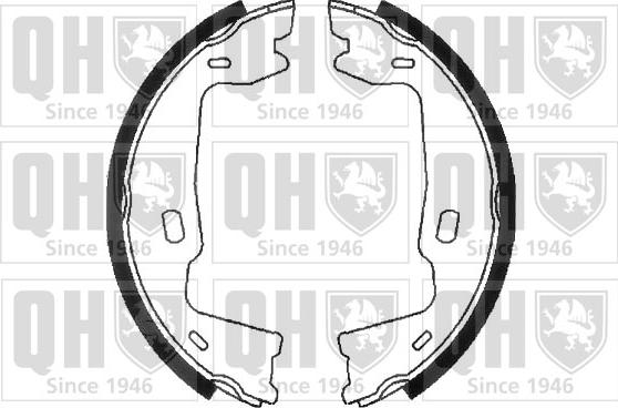 Quinton Hazell BS773 - Set saboti frana, frana de mana aaoparts.ro