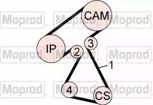 Quinton Hazell MBPK6440 - Set pompa apa + curea dintata aaoparts.ro