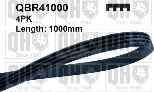 Quinton Hazell QBR41000 - Curea transmisie cu caneluri aaoparts.ro