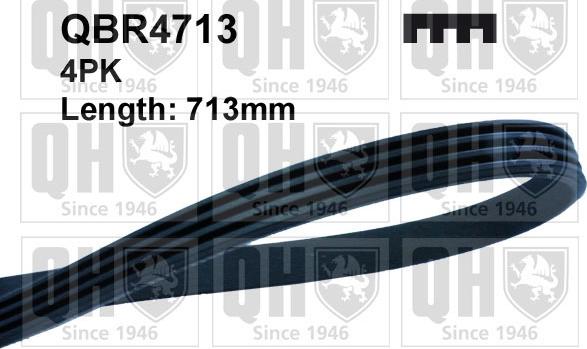 Quinton Hazell QBR4713 - Curea transmisie cu caneluri aaoparts.ro