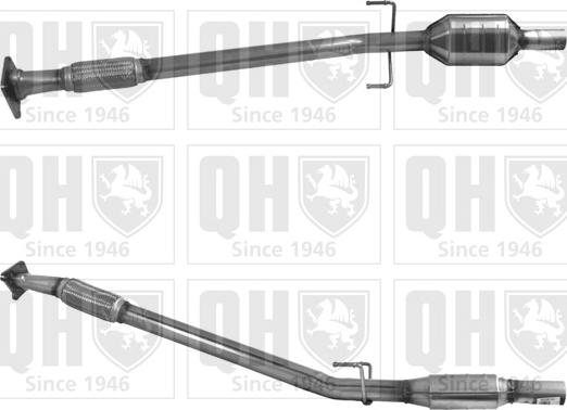 Quinton Hazell QCAT80051H - Catalizator aaoparts.ro