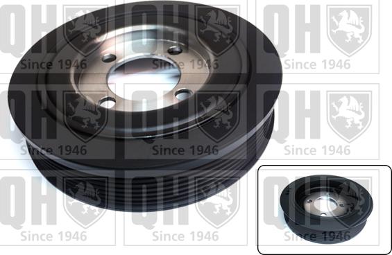 Quinton Hazell QCD108 - Fulie curea, arbore cotit aaoparts.ro