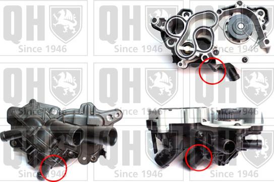 Quinton Hazell QCP3863BH - Pompa apa aaoparts.ro