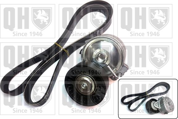 Quinton Hazell QDK91 - Set curea transmisie cu caneluri aaoparts.ro