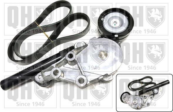 Quinton Hazell QDK41 - Set curea transmisie cu caneluri aaoparts.ro
