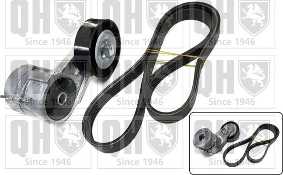 Quinton Hazell QDK48 - Set curea transmisie cu caneluri aaoparts.ro
