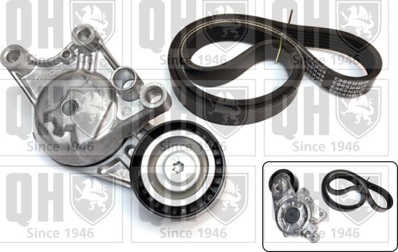 Quinton Hazell QDK100 - Set curea transmisie cu caneluri aaoparts.ro