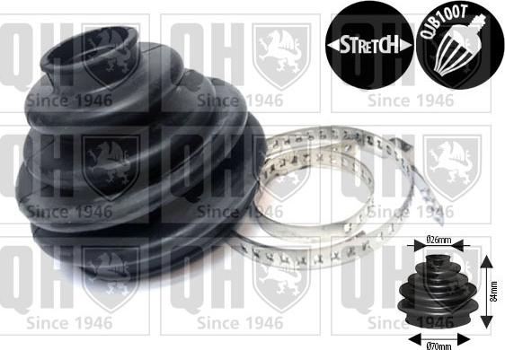 Quinton Hazell QJB8050 - Burduf cauciuc, articulatie planetara aaoparts.ro