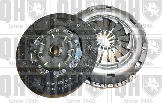 Quinton Hazell QKT2649AF - Set ambreiaj aaoparts.ro