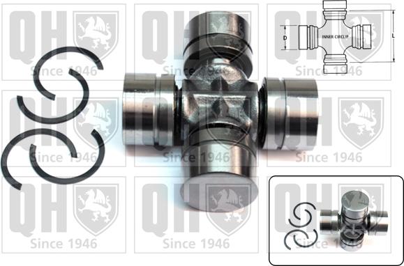 Quinton Hazell QL510 - Cruce ax, Roata dintata conica de echilibrare-Diferential aaoparts.ro