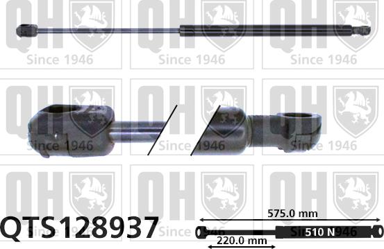 Quinton Hazell QTS128937 - Amortizor portbagaj aaoparts.ro