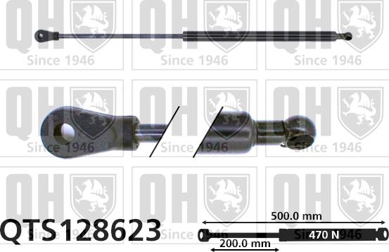 Quinton Hazell QTS128623 - Amortizor portbagaj aaoparts.ro