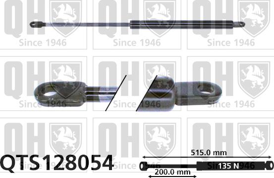 Quinton Hazell QTS128054 - Amortizor portbagaj aaoparts.ro