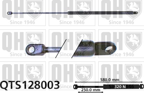 Quinton Hazell QTS128003 - Amortizor portbagaj aaoparts.ro
