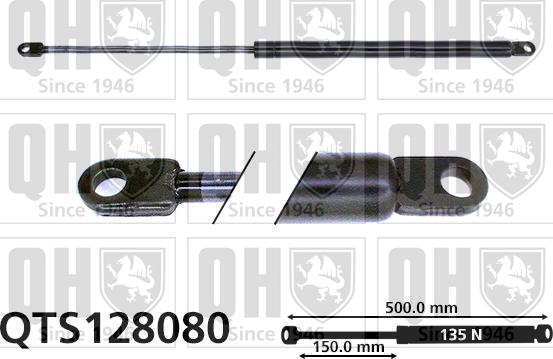 Quinton Hazell QTS128080 - Amortizor portbagaj aaoparts.ro