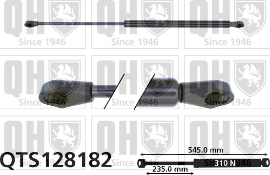 Quinton Hazell QTS128182 - Amortizor capota aaoparts.ro