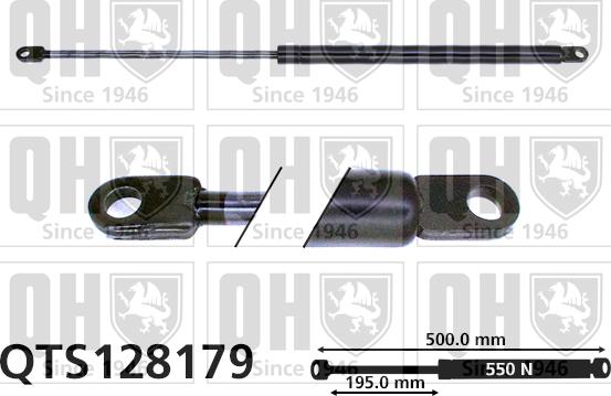 Quinton Hazell QTS128179 - Amortizor portbagaj aaoparts.ro
