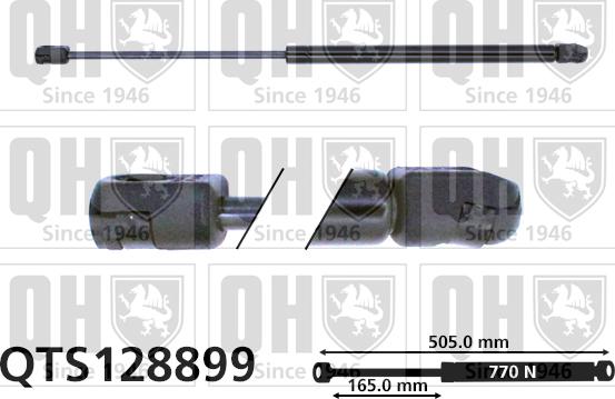 Quinton Hazell QTS128899 - Amortizor portbagaj aaoparts.ro