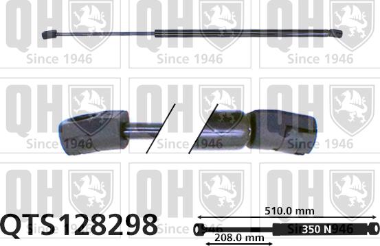Quinton Hazell QTS128298 - Amortizor portbagaj aaoparts.ro