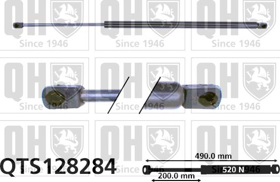 Quinton Hazell QTS128284 - Amortizor portbagaj aaoparts.ro