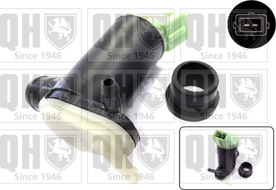 Quinton Hazell QWP019 - Pompa de apa,spalare parbriz aaoparts.ro
