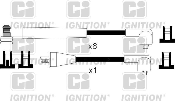 Quinton Hazell XC1041 - Set cablaj aprinder aaoparts.ro