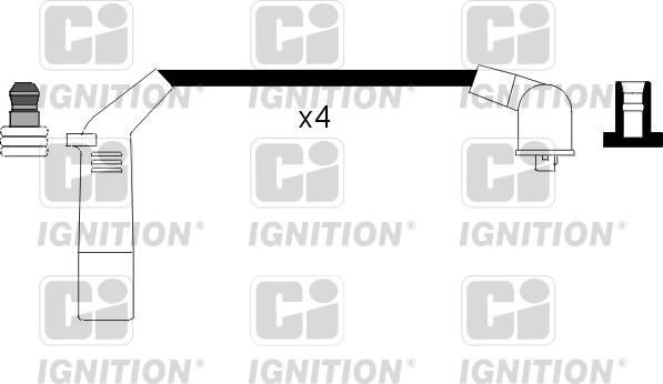Quinton Hazell XC868 - Set cablaj aprinder aaoparts.ro