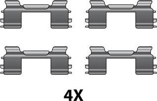 Raicam 12079455 - Set accesorii, placute frana aaoparts.ro