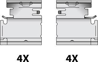 Raicam 12079414 - Set accesorii, placute frana aaoparts.ro