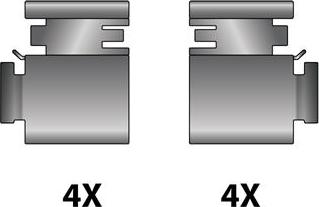 Raicam 12079420 - Set accesorii, placute frana aaoparts.ro
