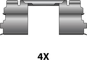 Raicam 12079475 - Set accesorii, placute frana aaoparts.ro