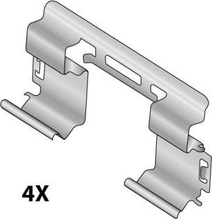 Raicam 12079665 - Set accesorii, placute frana aaoparts.ro