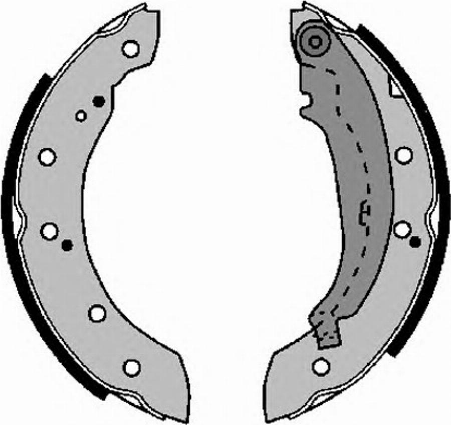 Raicam 7248RP - Set saboti frana aaoparts.ro