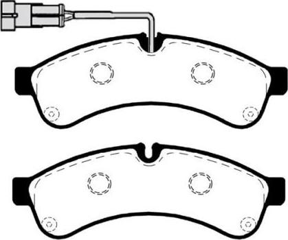 MEC-Diesel 571800 - Set placute frana,frana disc aaoparts.ro