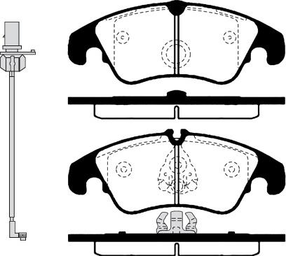 Valeo 302496 - Set placute frana,frana disc aaoparts.ro