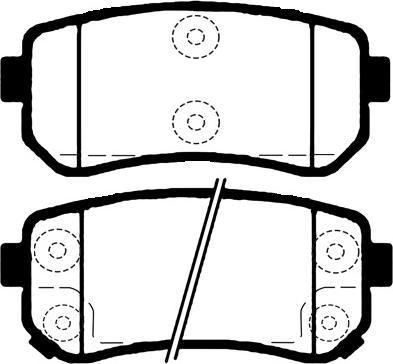 Hyundai 58302BVA05 - Set placute frana,frana disc aaoparts.ro