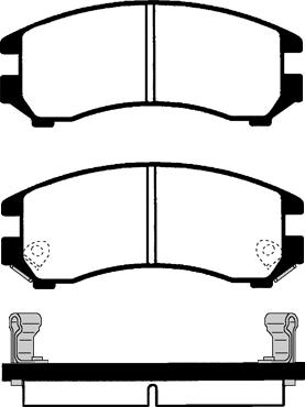 Advics SS760-S - Set placute frana,frana disc aaoparts.ro