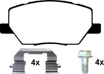 Raicam RA.0110.0K1 - Set placute frana,frana disc aaoparts.ro