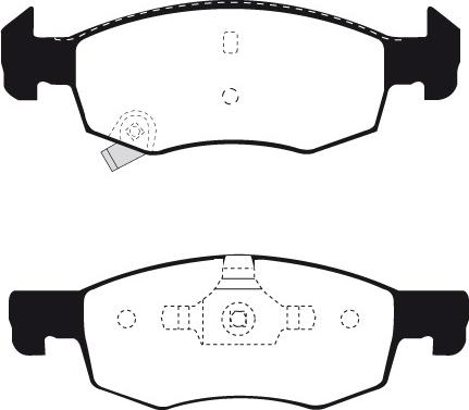 Valeo 302422 - Set placute frana,frana disc aaoparts.ro