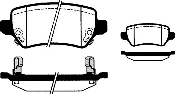 Valeo 302410 - Set placute frana,frana disc aaoparts.ro