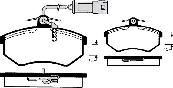 Raicam RA.0813.3 - Set placute frana,frana disc aaoparts.ro