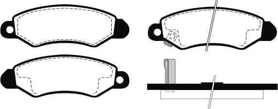 Raicam RA.0710.0 - Set placute frana,frana disc aaoparts.ro