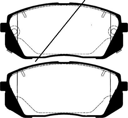 KIA 58101-Q4A10 - Set placute frana,frana disc aaoparts.ro