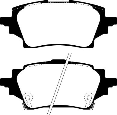 LEXUS 04466-02401 - Set placute frana,frana disc aaoparts.ro