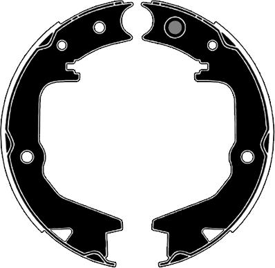 Raicam RA29130 - Set saboti frana, frana de mana aaoparts.ro