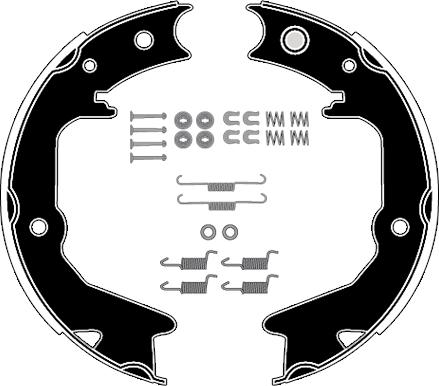 Raicam RA29131 - Set saboti frana, frana de mana aaoparts.ro