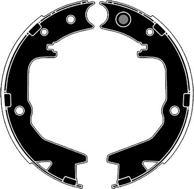 Raicam RA29820 - Set saboti frana, frana de mana aaoparts.ro