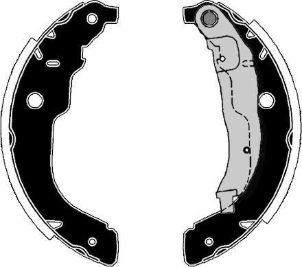 Raicam RA29200 - Set saboti frana aaoparts.ro