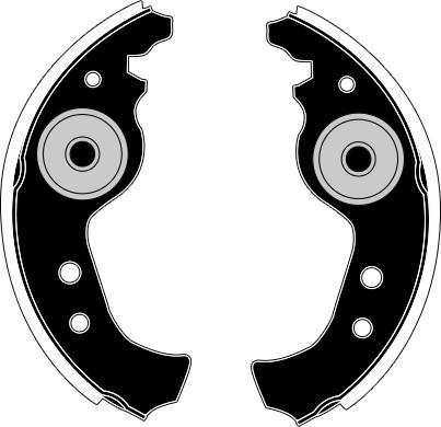 Raicam RA20890 - Set saboti frana aaoparts.ro