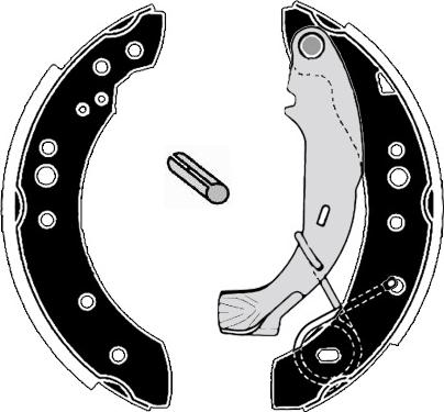 Raicam RA28250 - Set saboti frana aaoparts.ro